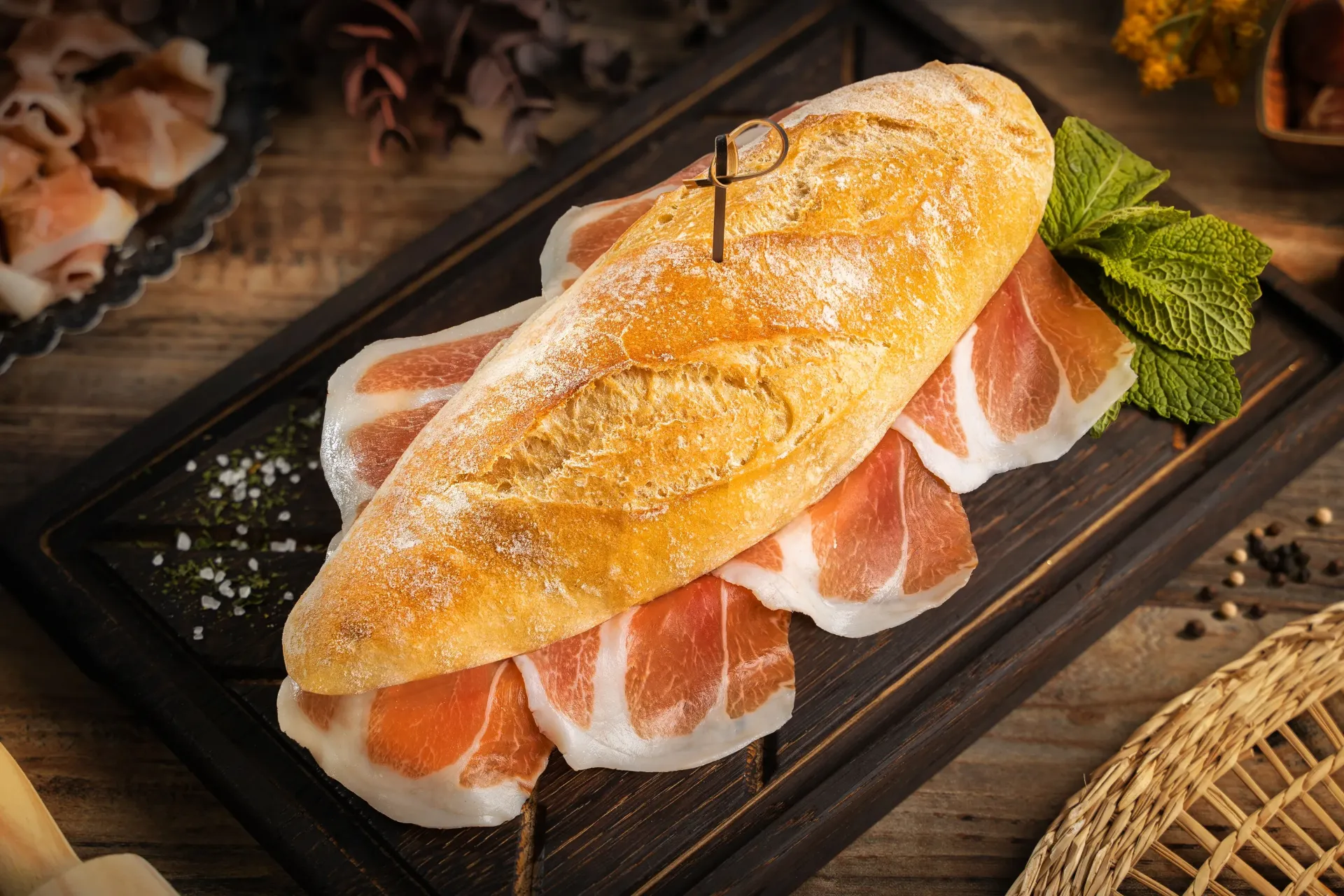 Bocadillo de jamón Coren El de Castañas