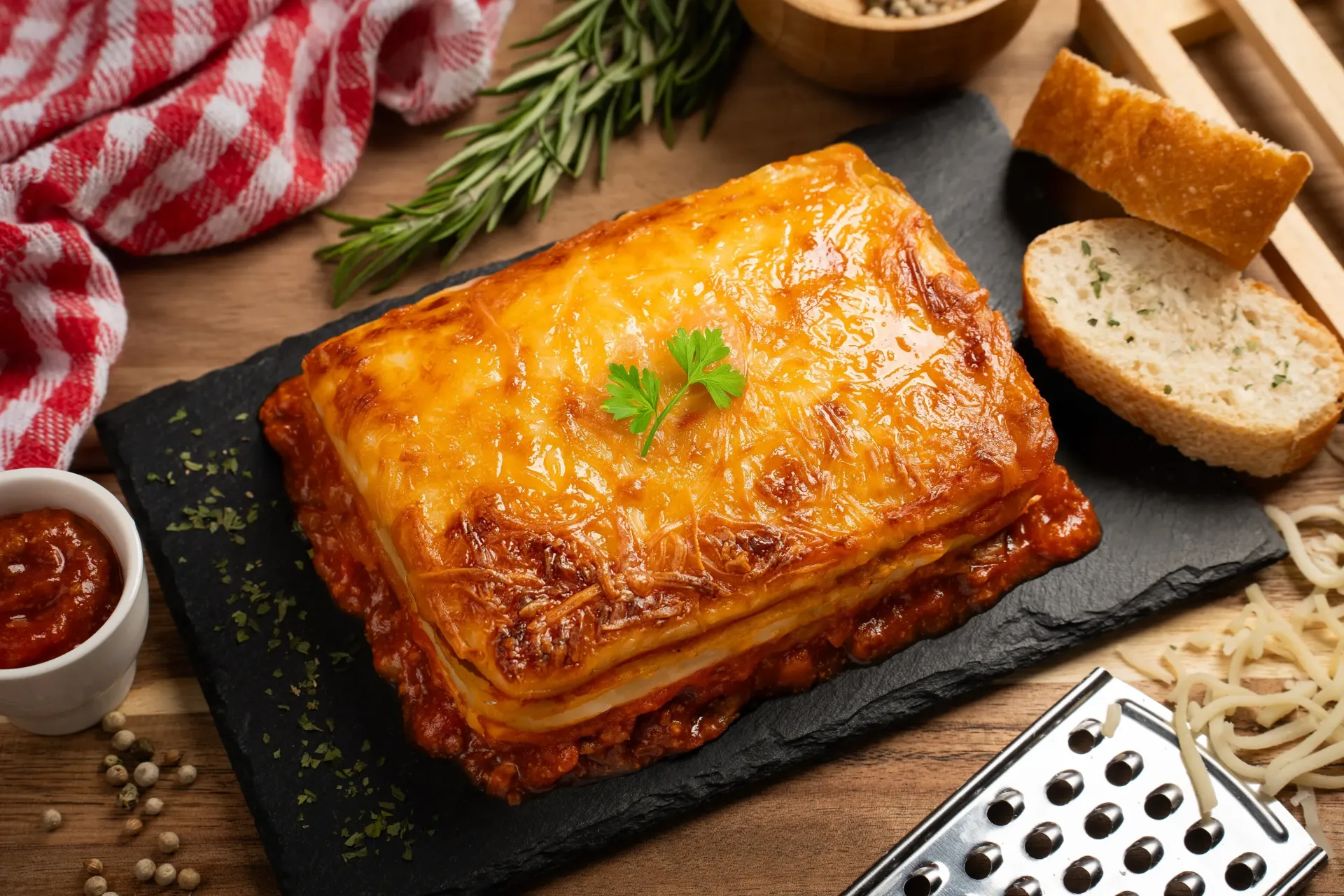 Lasaña boloñesa