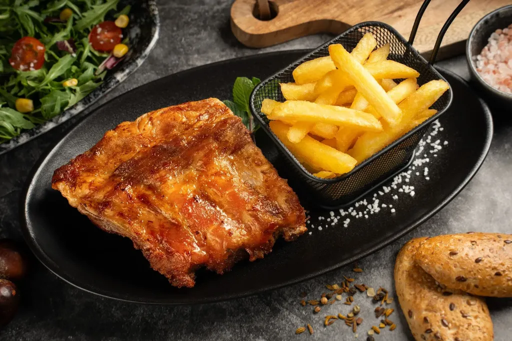 Menú Individual de Costilla Coren El de Castañas