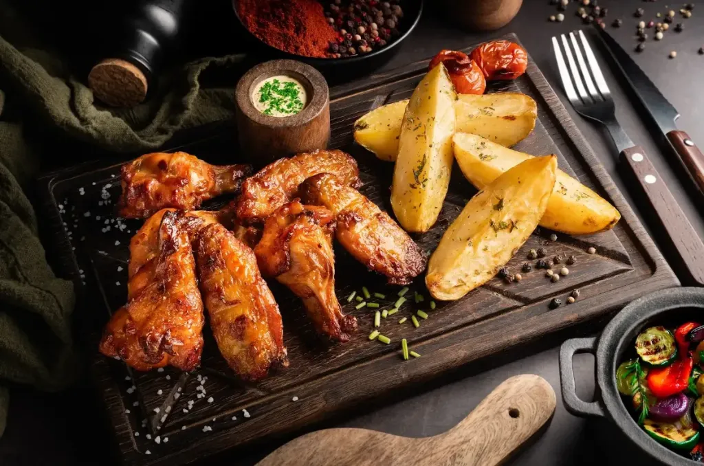 Menú Individual de Alitas de Pollo