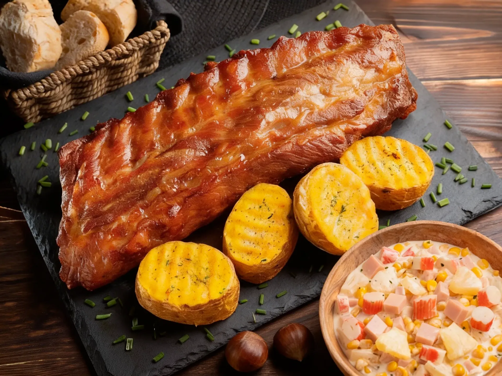 Menú Costilla de Castañas Verano