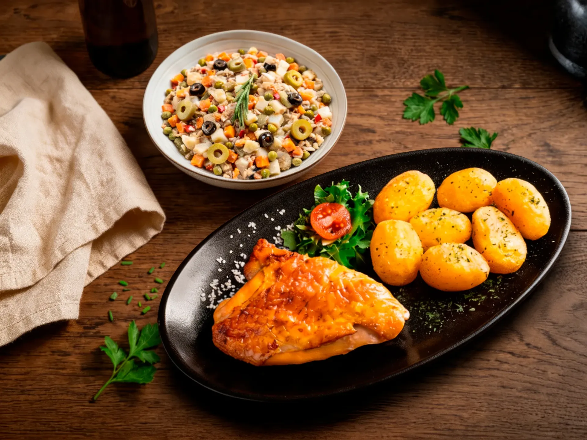 Menú Pechuga de Pollo de Corral Verano